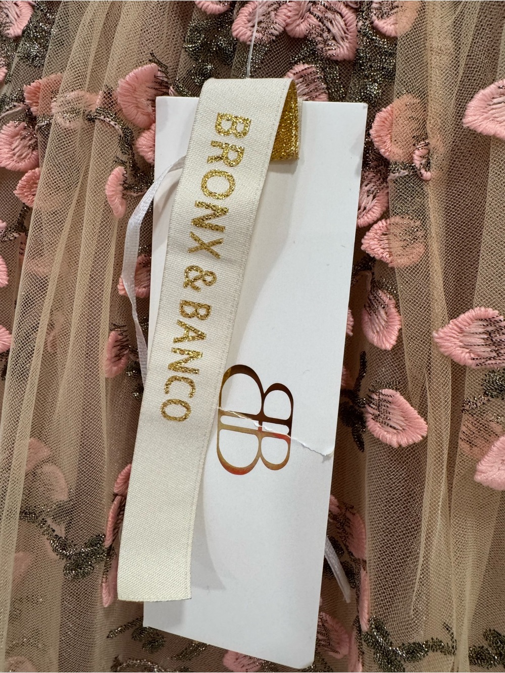 Bronx and Banco Megan Floral Embroidered A-Line Maxi Dress - Picture 6 of 15